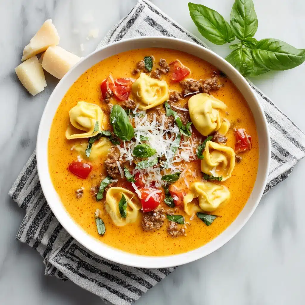 Creamy Sausage Tortellini Soup Recipe - Recipe Image