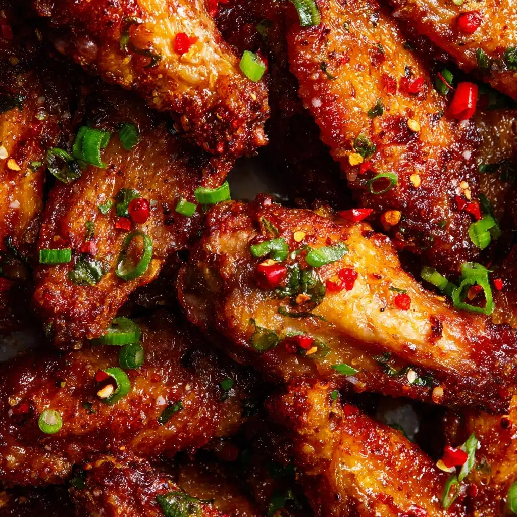 Chinese Salt and Pepper Chicken Wings Recipe - Recipe Image