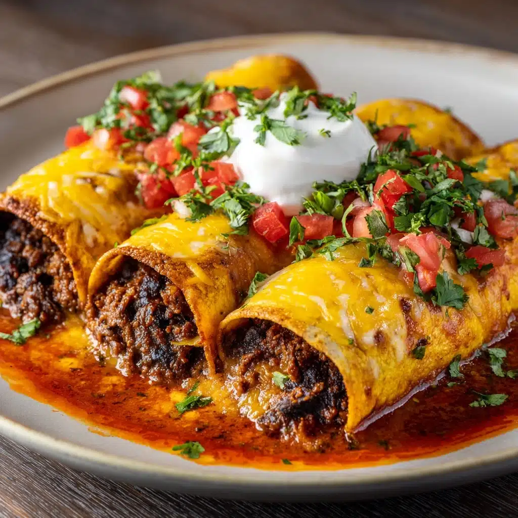 Easy Ground Beef Enchiladas for Family Meals Recipe - Recipe Image