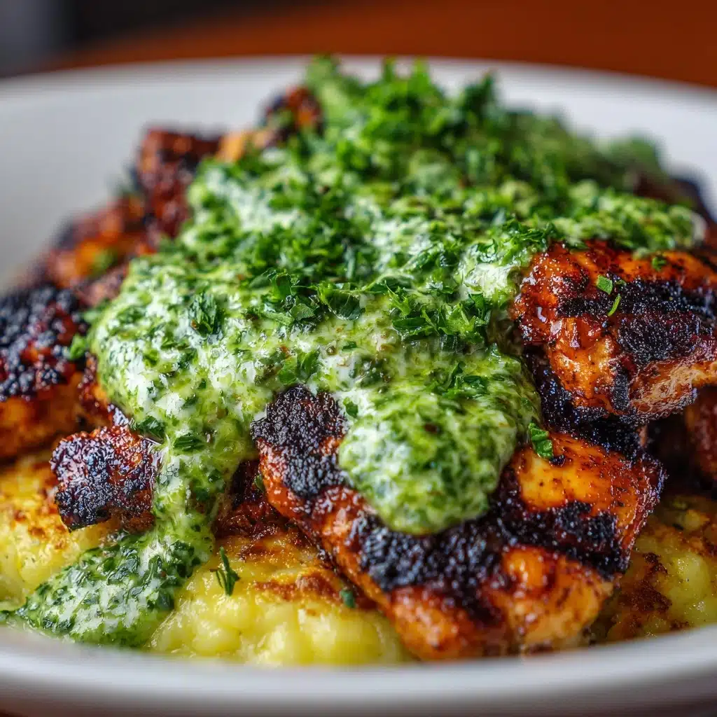 Peruvian Chicken with Green Sauce Recipe - Recipe Image