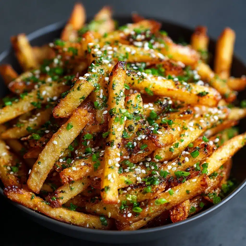Spicy Garlic and Sesame Fries Recipe - Recipe Image