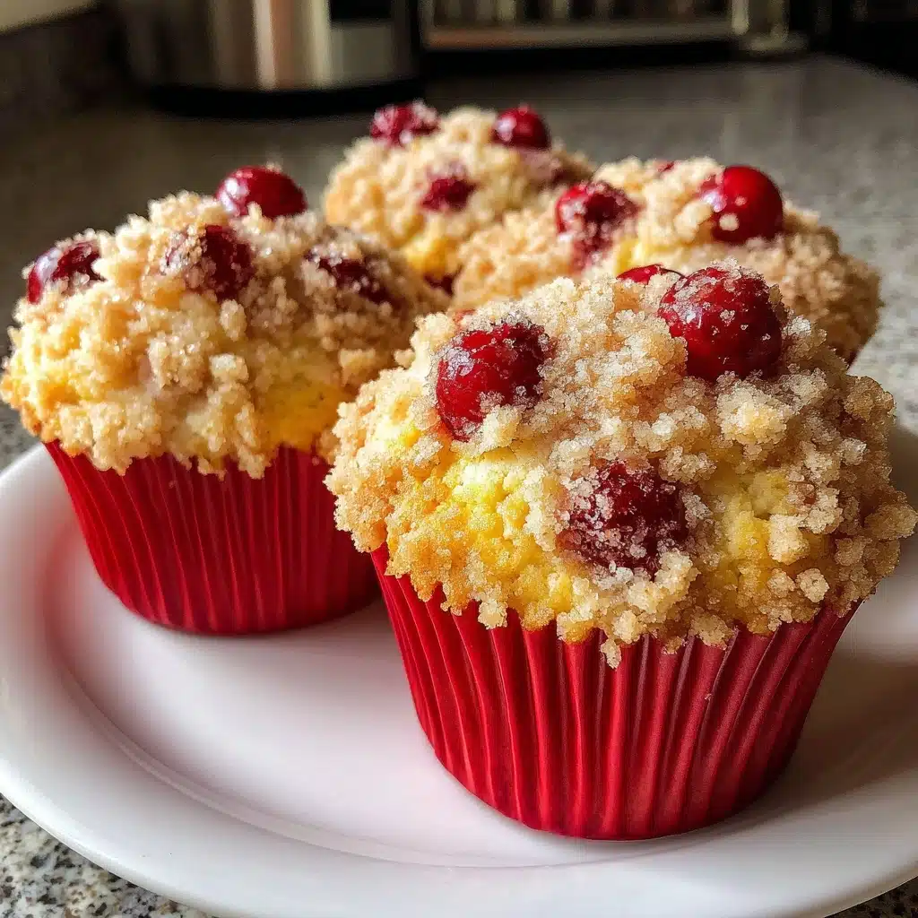 Cherry Cobbler Muffins : Cozy & Delicious Summer Treat Recipe - Recipe Image