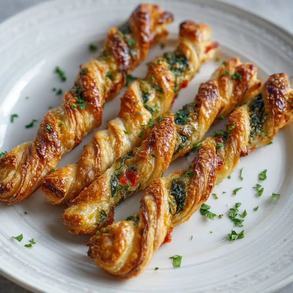 Cheesy Jalapeno Popper Puff Pastry Straws Recipe - Recipe Image