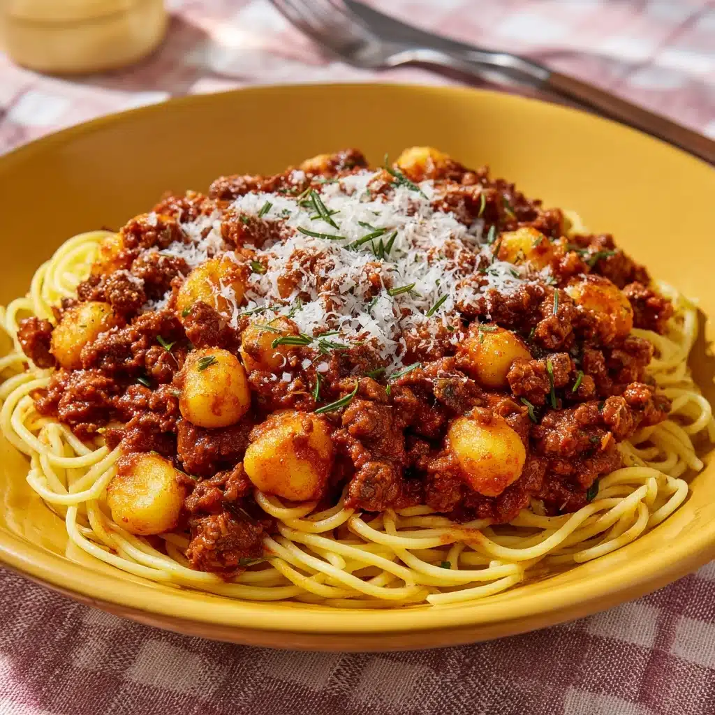Gnocchi Bolognese Recipe - Recipe Image