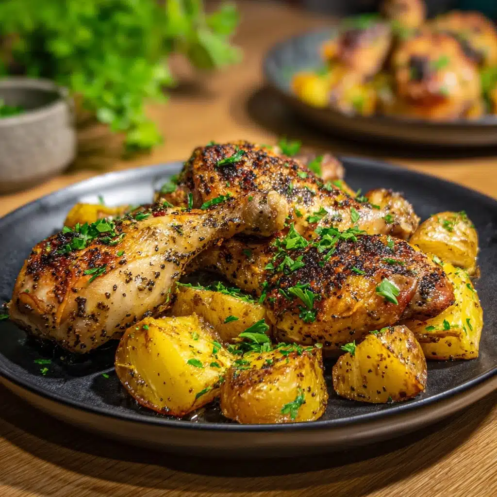 Roasted Chicken and Potatoes Recipe - Recipe Image