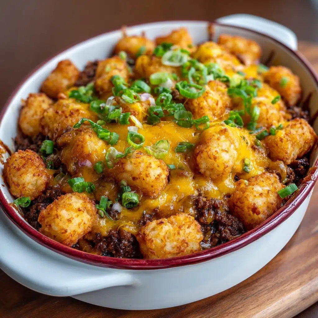 Cowboy Tater Tot Casserole Recipe - Recipe Image