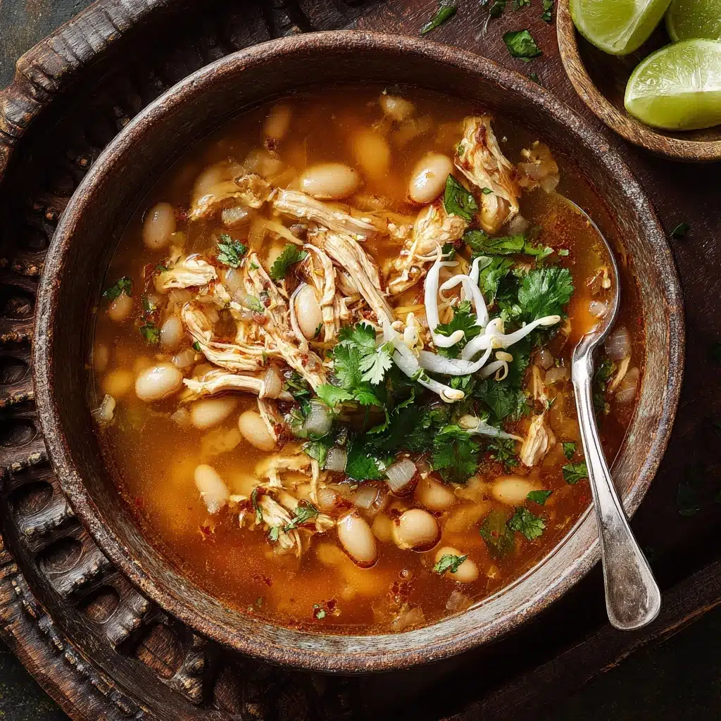 Red Chicken Pozole Soup Recipe - Recipe Image