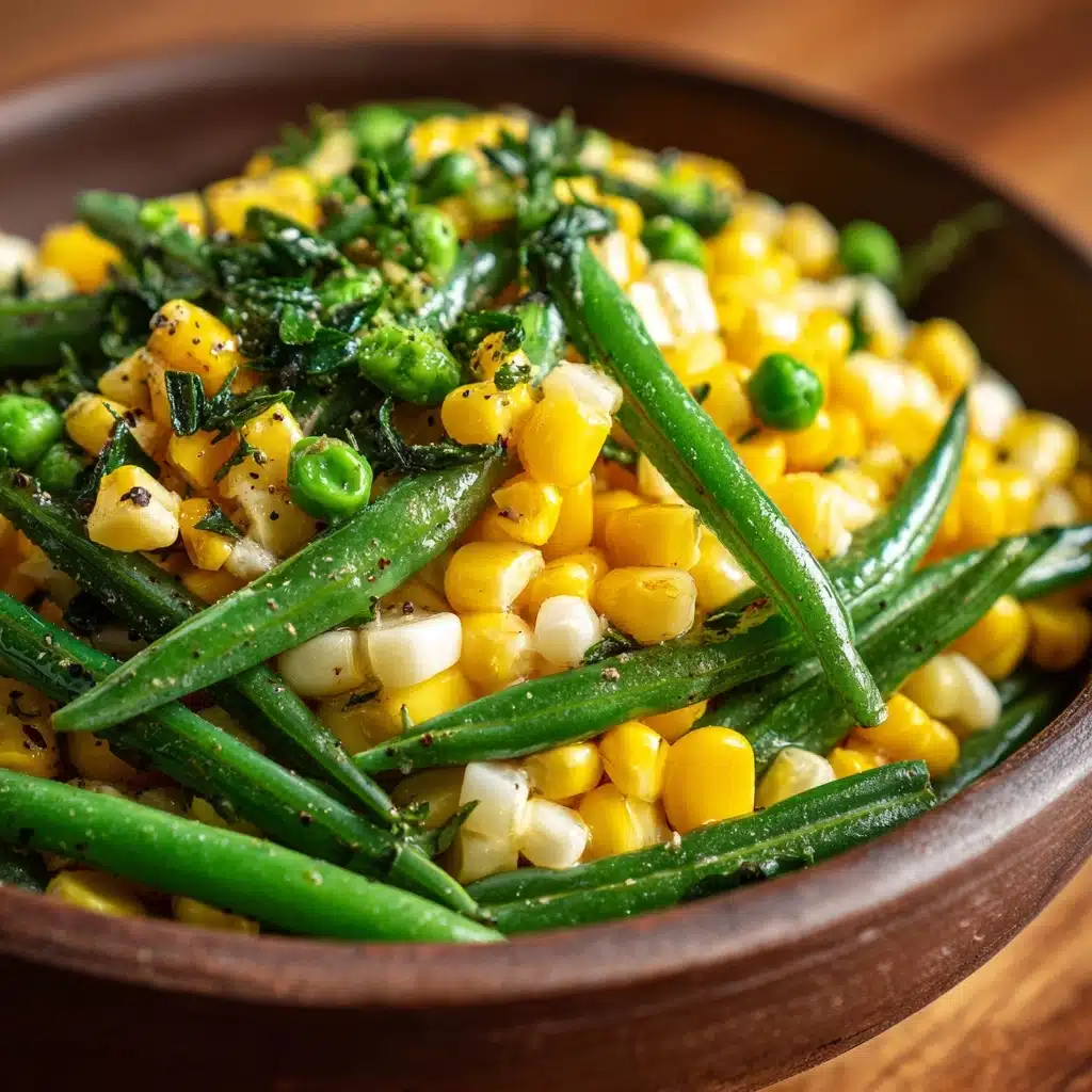 Summer Corn & Green Beans with Herb Butter Recipe - Recipe Image