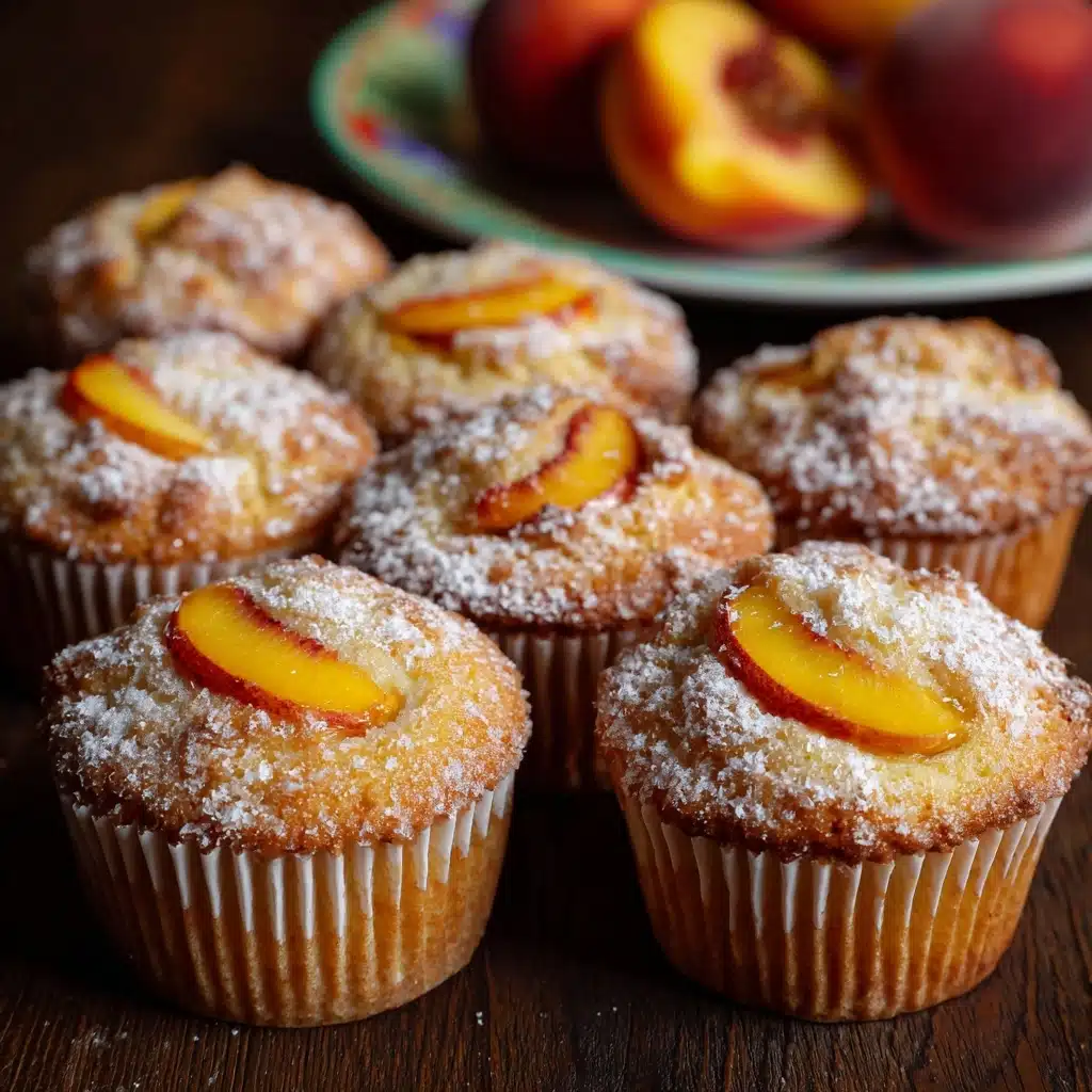 Peach Financiers: Elegant French Almond Cakes Recipe - Recipe Image