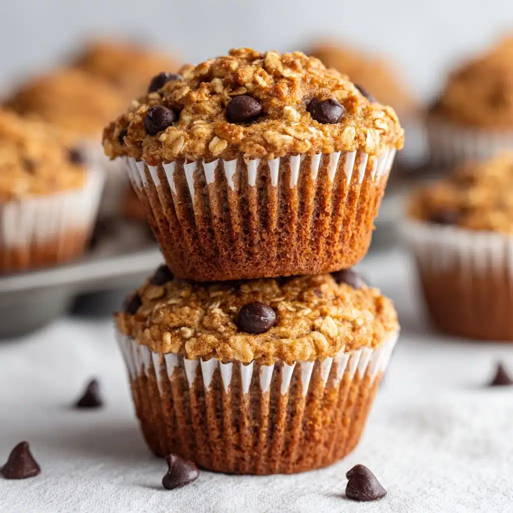 Oatmeal Chocolate Chip Muffins Recipe - Recipe Image