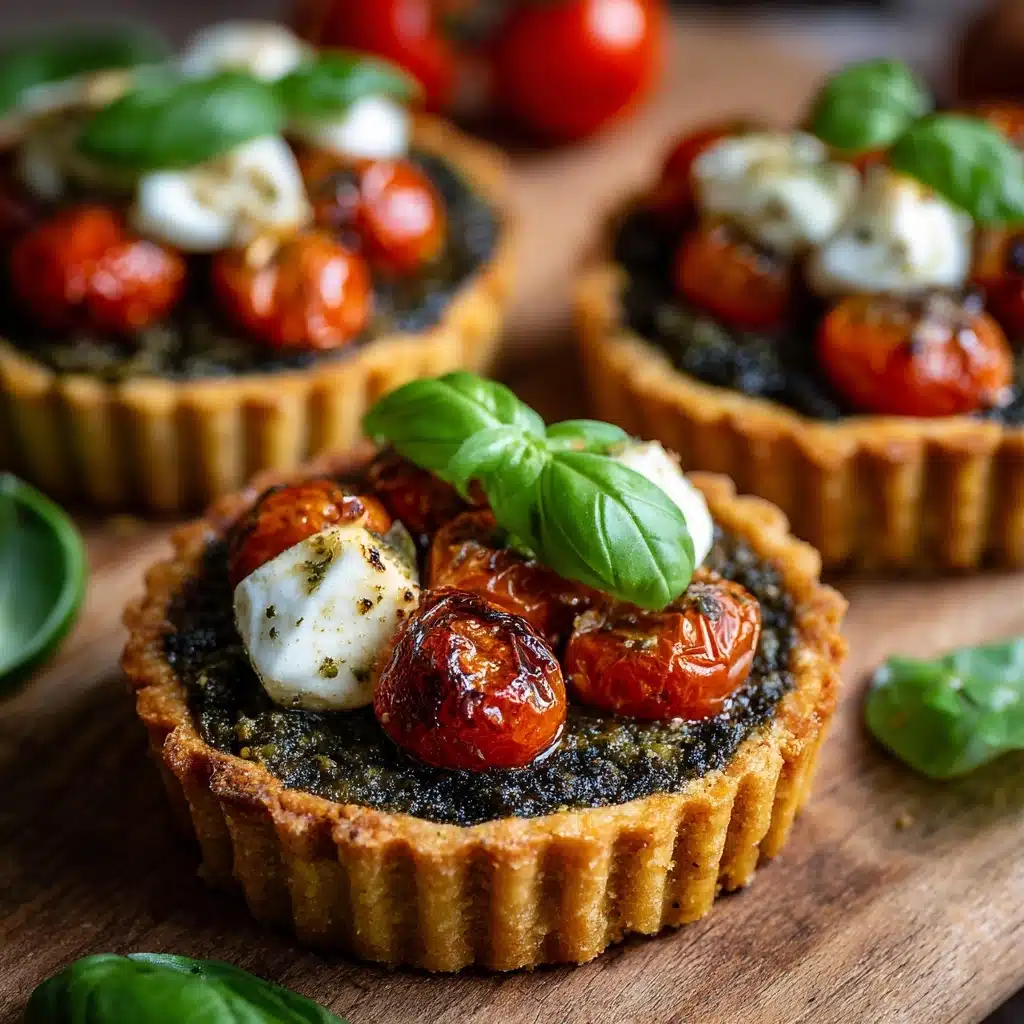 Caprese Pesto Tarts: An Amazing Ultimate Recipe - Recipe Image