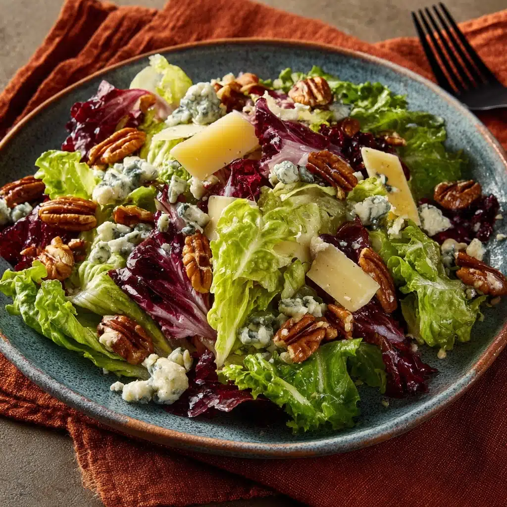 Blue Cheese, Walnut, and Chicory Salad Recipe - Recipe Image
