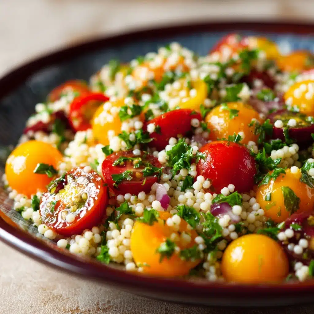 Cherry Tomato Couscous Salad Recipe - Recipe Image