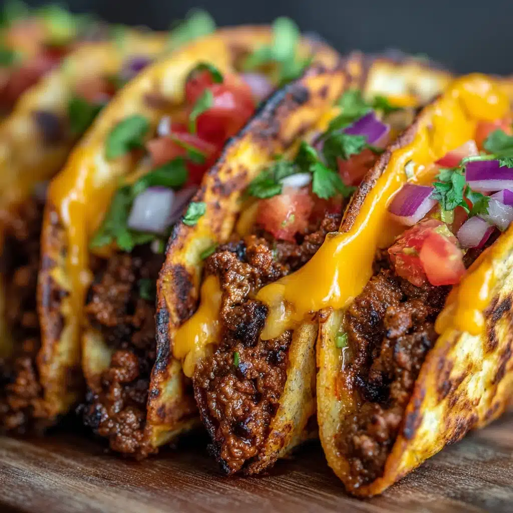 Loaded Cheesy Pocket Tacos Recipe - Recipe Image