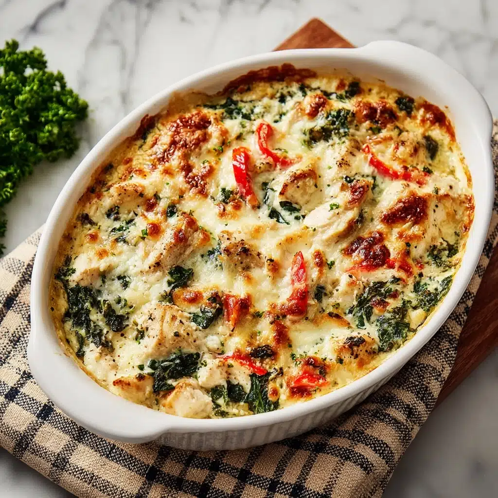 Creamy Chicken and Veggie Casserole Recipe - Recipe Image