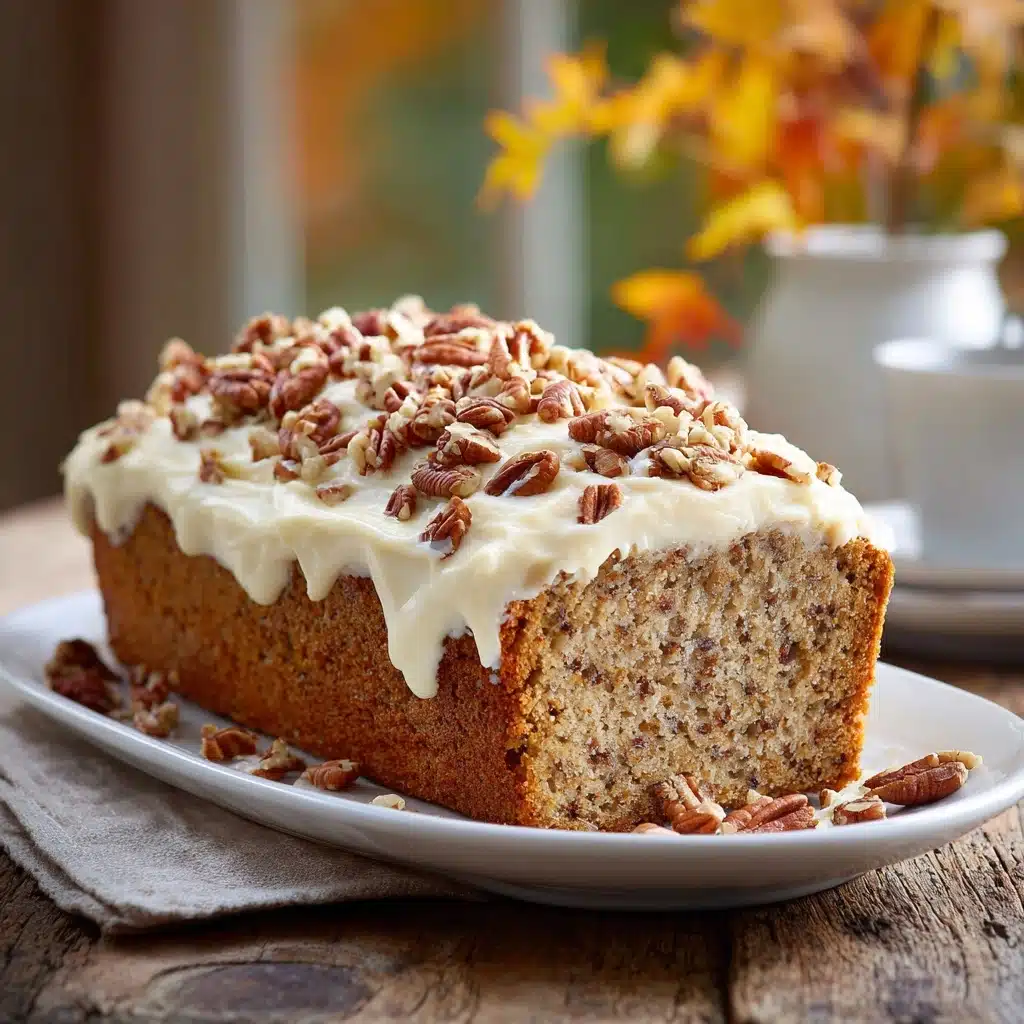 Hummingbird Bread with Cinnamon Cream Cheese Frosting Recipe - Recipe Image