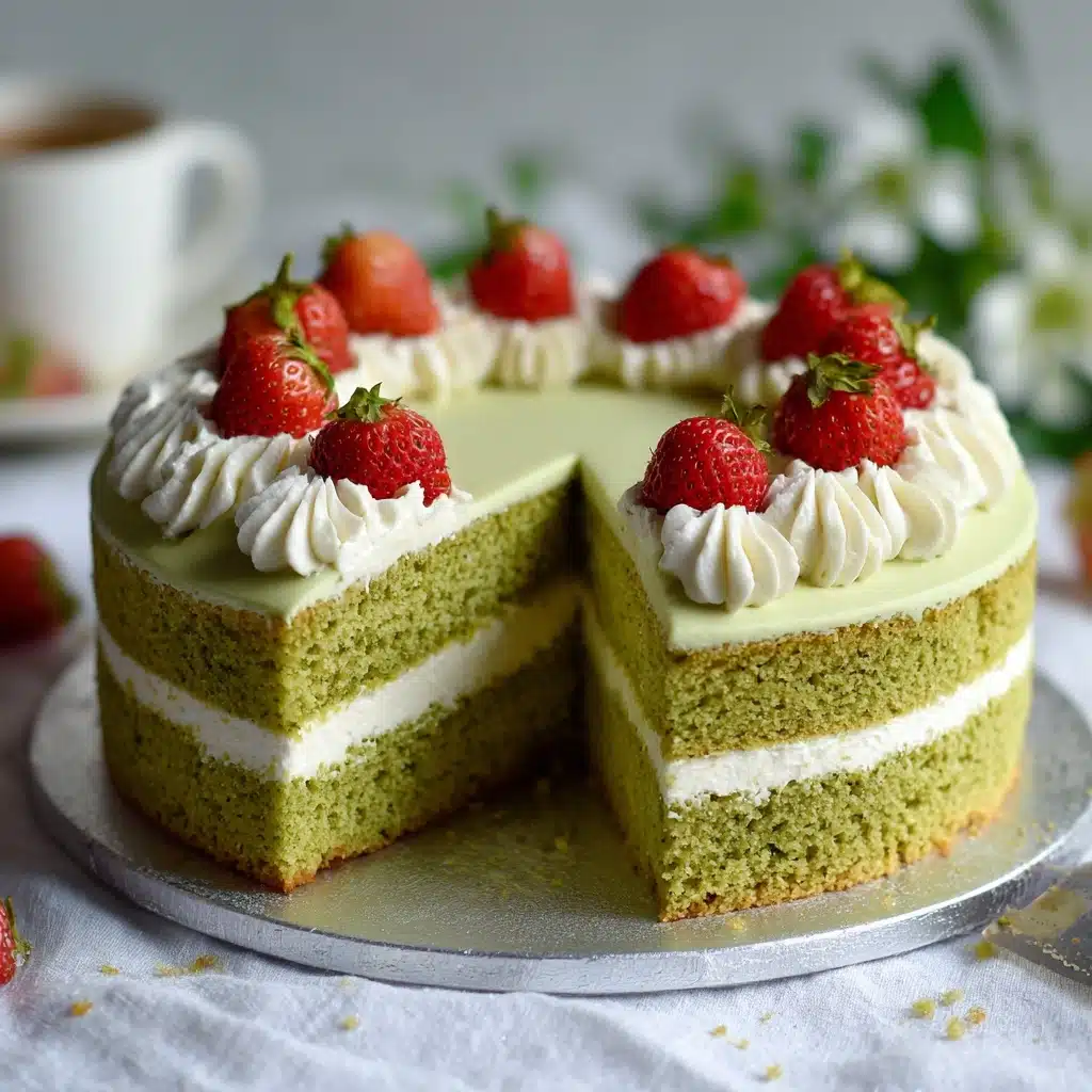 Matcha Tres Leches Cake Recipe - Recipe Image