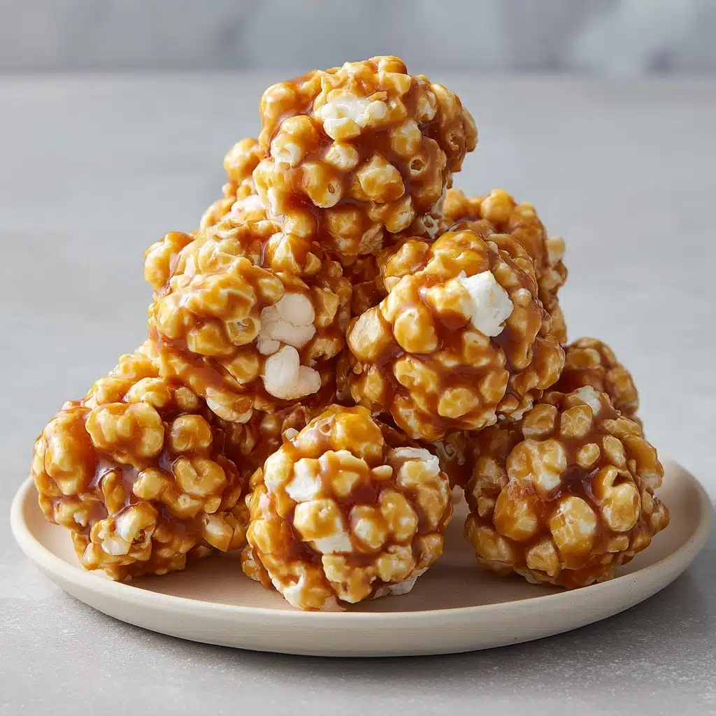 Caramel Popcorn Balls Recipe - Recipe Image
