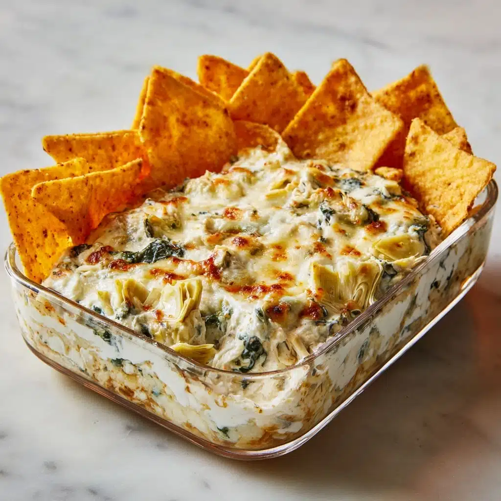 Spinach Artichoke Dip: The Ultimate Comforting Appetizer Recipe - Recipe Image