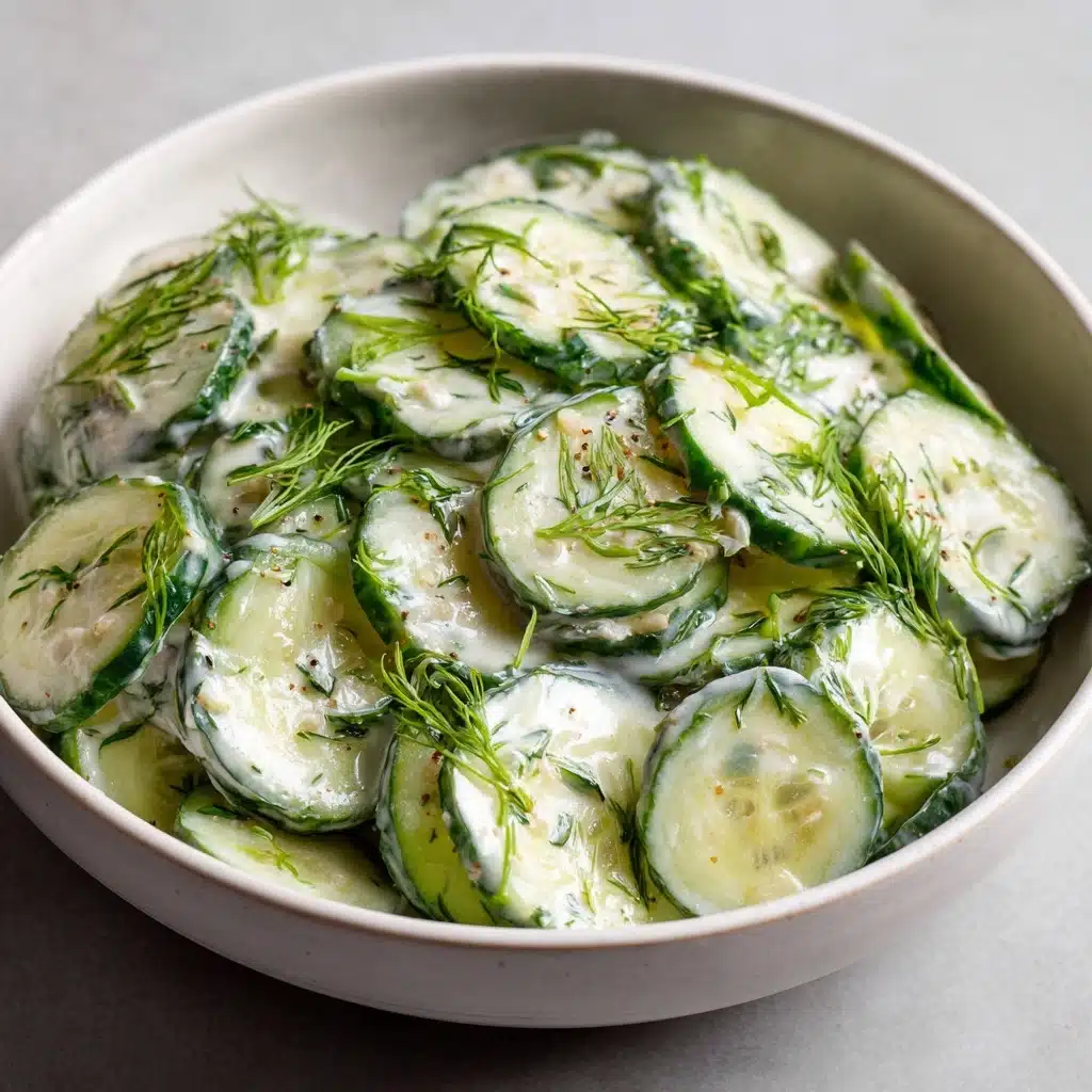 Creamy Cucumber Dill Salad Recipe - Recipe Image