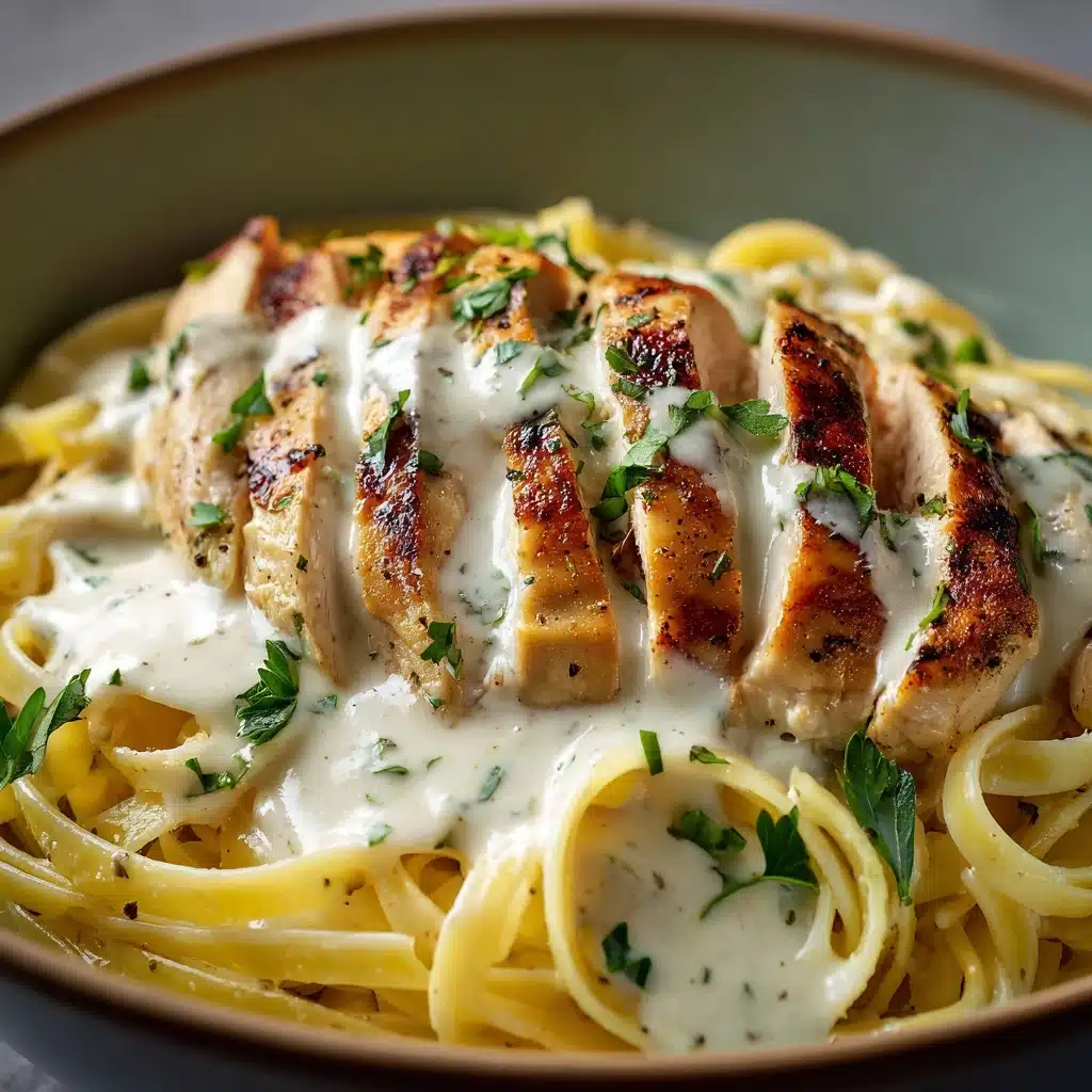 Chicken Alfredo with Egg Noodles Recipe - Recipe Image