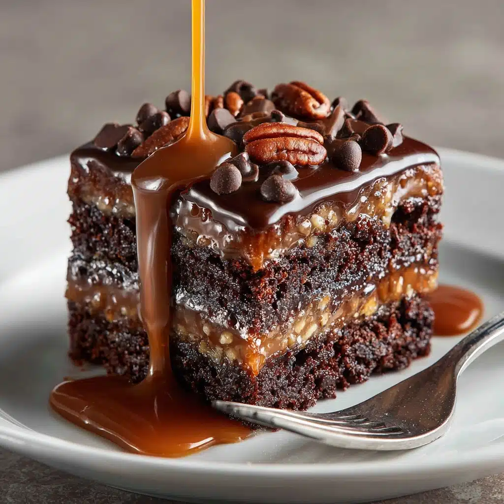 Chocolate Turtle Cake Recipe - Recipe Image