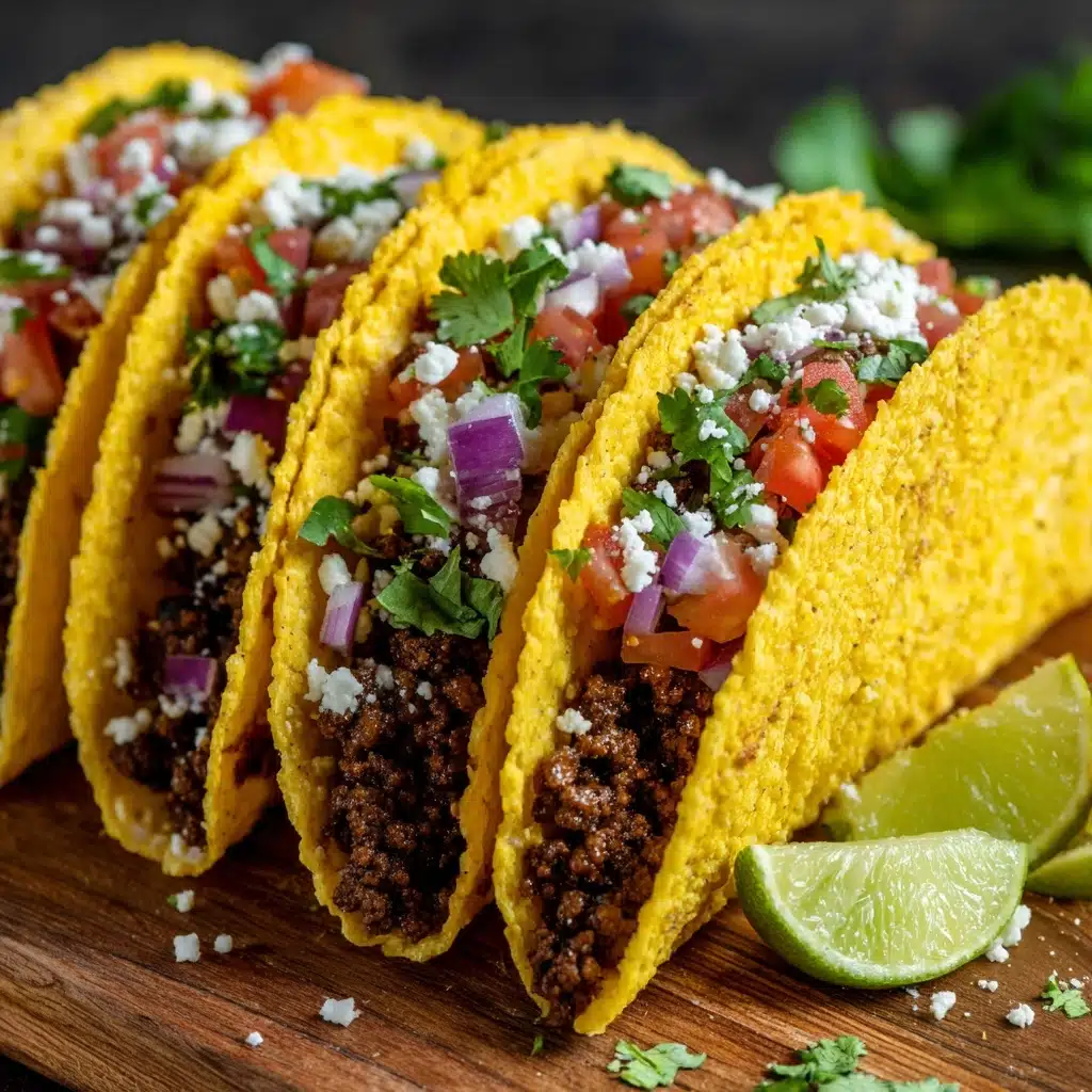 Crispy Ground Beef Tacos Recipe - Recipe Image