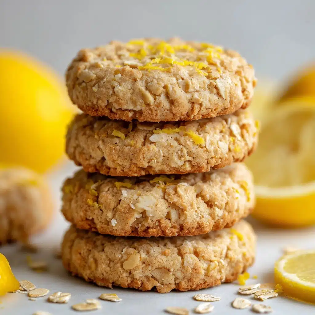Lemon Oatmeal No-Bake Cookies Recipe - Recipe Image
