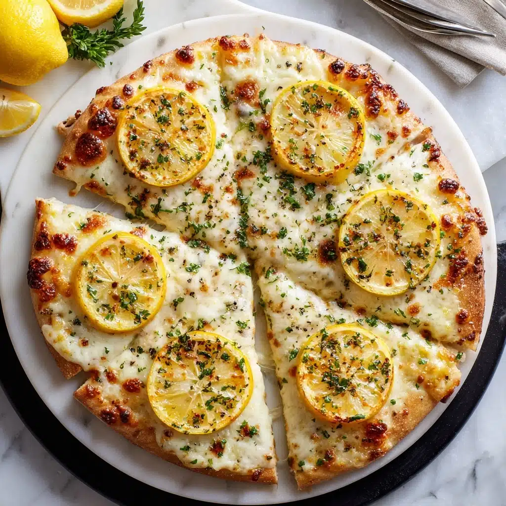 Zesty Lemon Pizza Recipe - Recipe Image