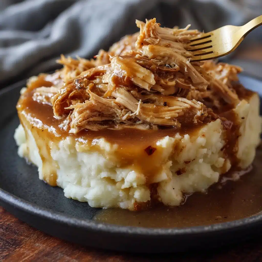 Crock Pot Chicken and Gravy Recipe - Recipe Image