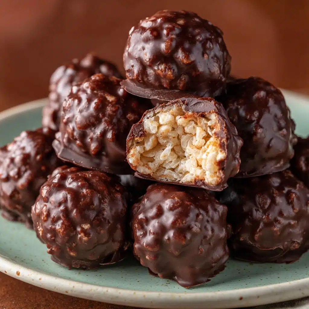 Chocolate Rice Krispie Balls Recipe - Recipe Image
