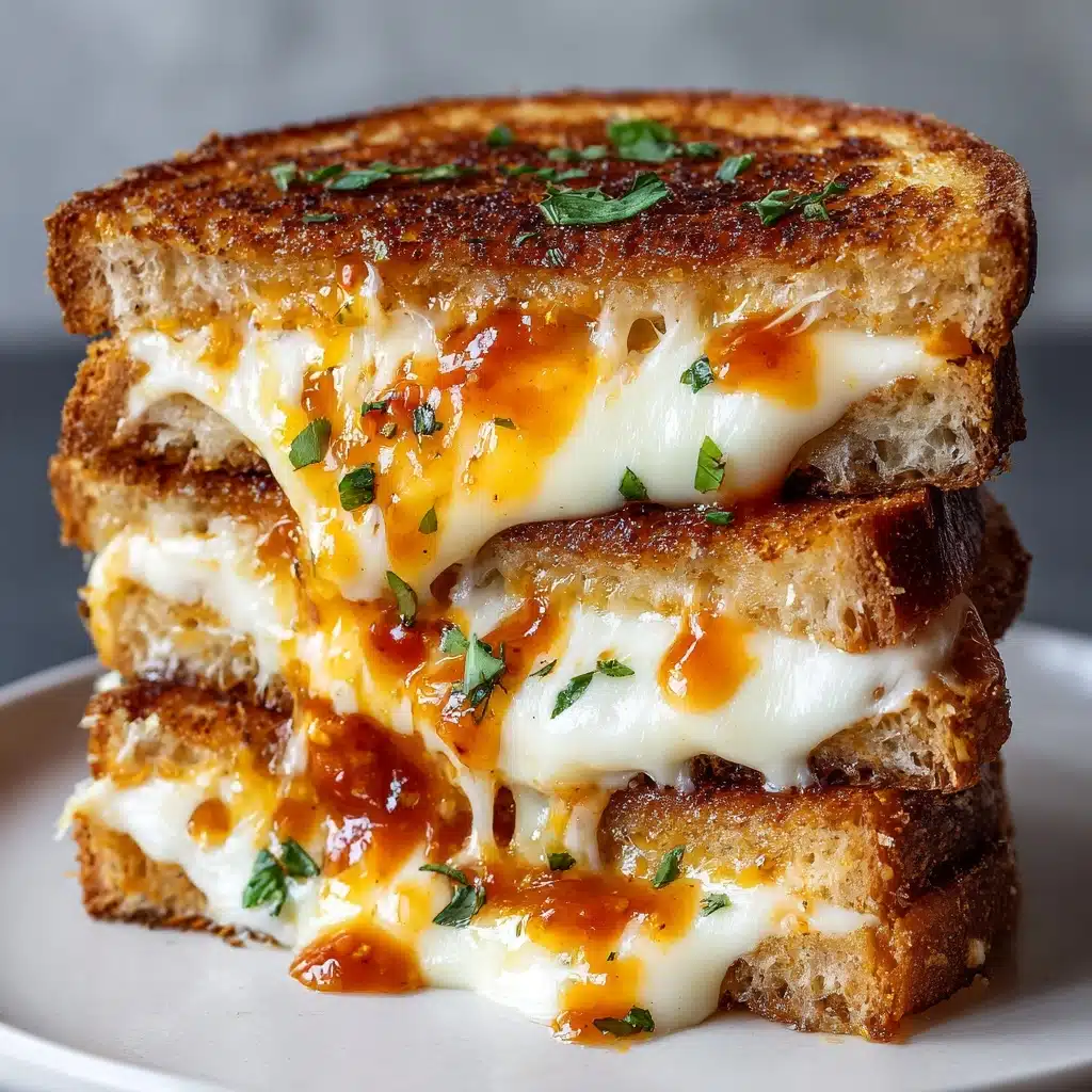 Spicy Ghost Pepper Grilled Cheese Explosion Recipe - Recipe Image
