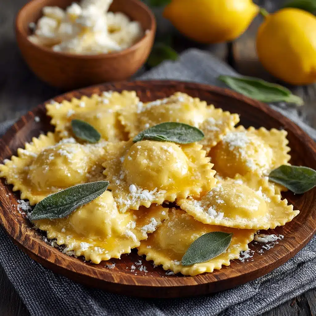 Vegan Lemon Ricotta Ravioli: An Incredible Ultimate Recipe - Recipe Image