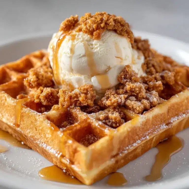 Spiced Pumpkin Waffles with Brown Butter Maple Syrup Recipe