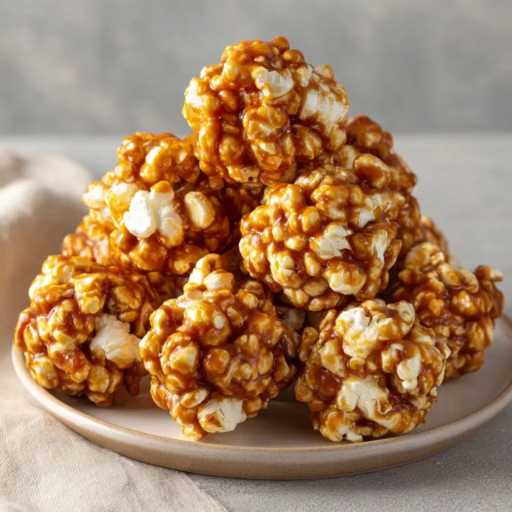 Caramel Popcorn Balls Recipe - Recipe Image