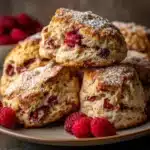 Strawberry Rhubarb Scones Recipe