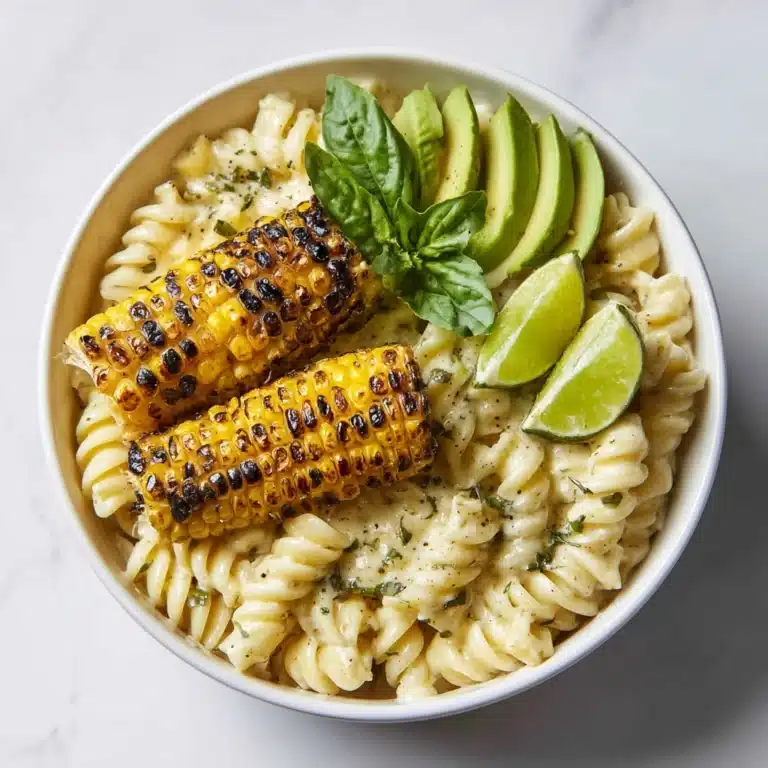 Creamy Street Corn Pasta Salad Recipe