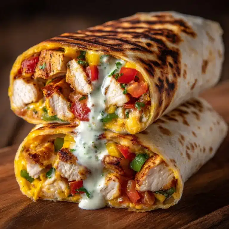 Chipotle Ranch Grilled Chicken Burrito Recipe