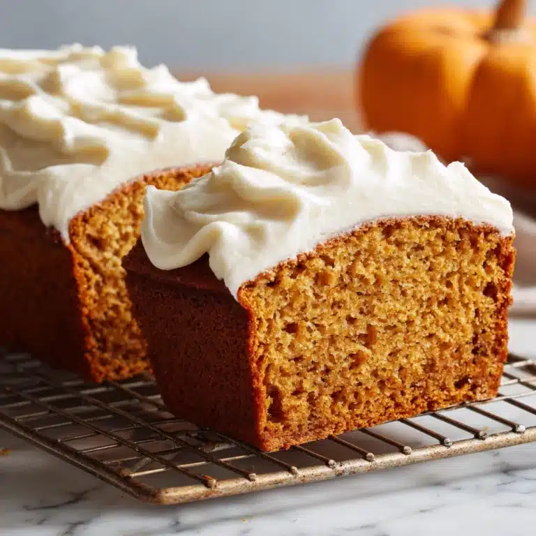 Pumpkin Bread with Cream Cheese Frosting Recipe