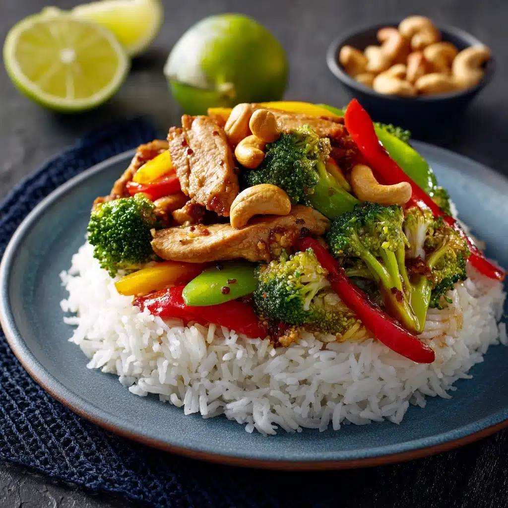 Chicken and Vegetable Stir-Fry with Cashews Recipe