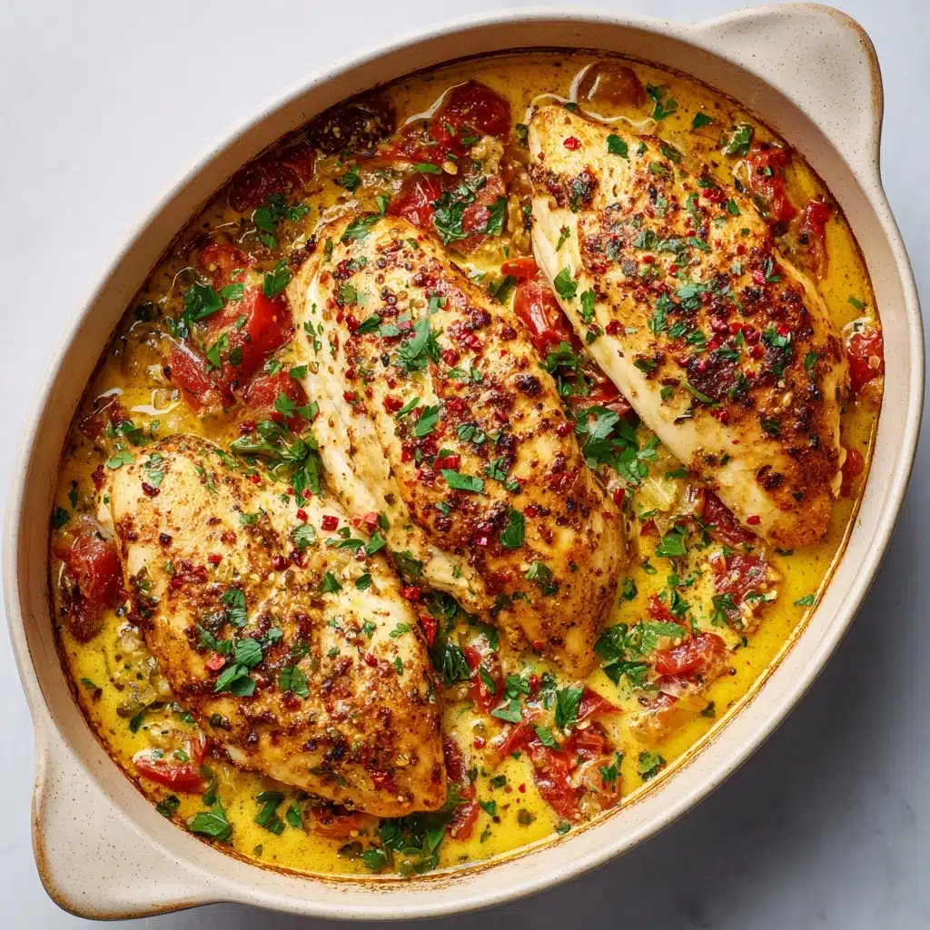 Baked Tuscan Chicken Breasts Recipe