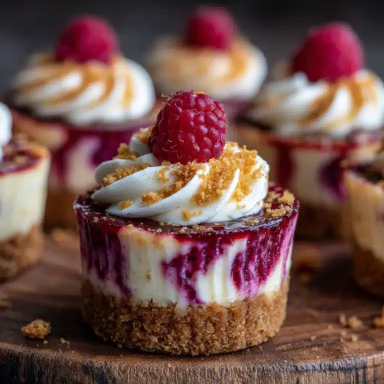 No Bake Lemon Raspberry Cheesecake Cups Recipe