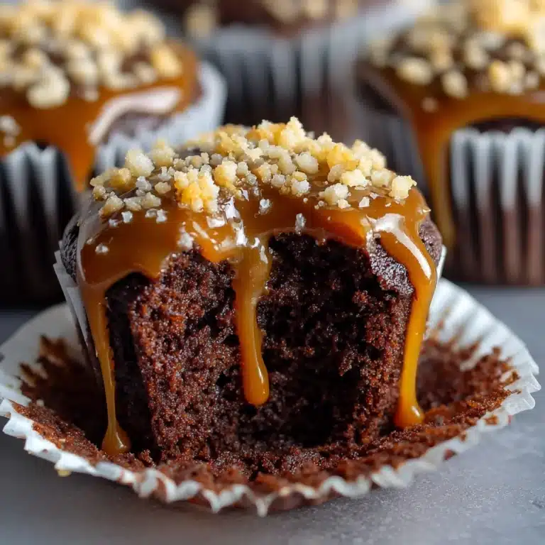 Irresistible Salted Caramel Lava Cupcakes Recipe