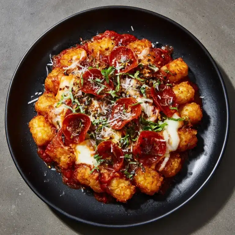 Pepperoni Pizza Totchos Recipe