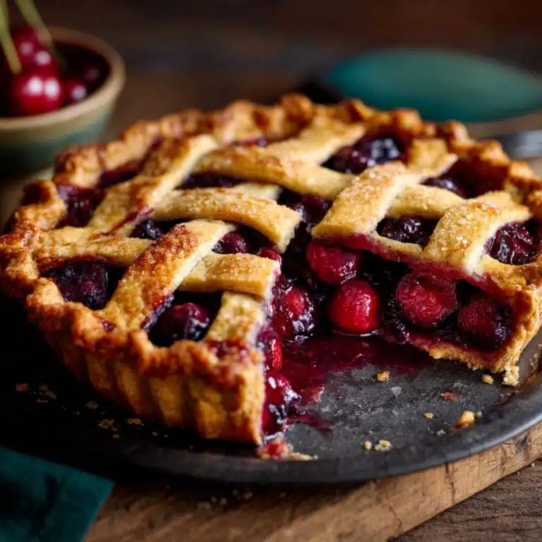 Braided Cranberry-Orange Pie Recipe