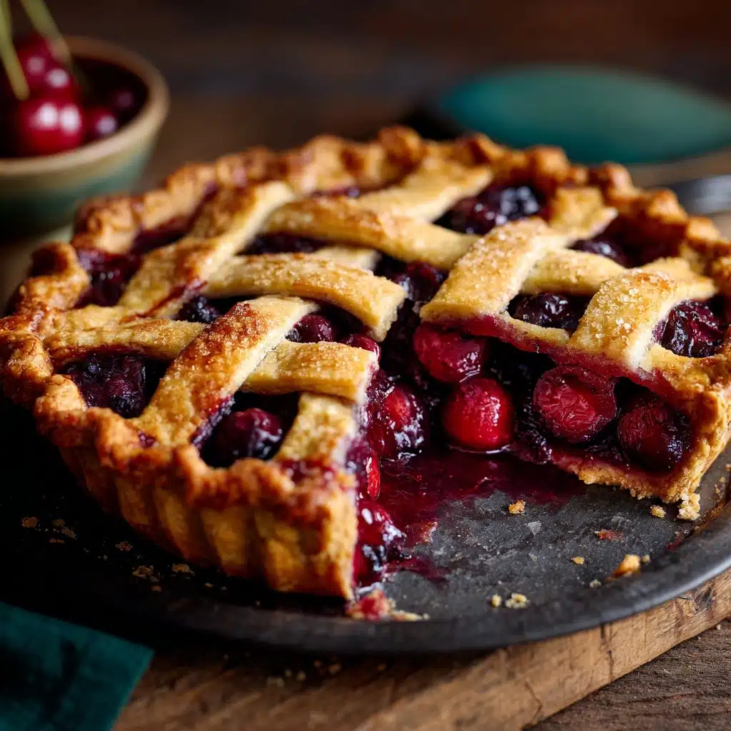 Braided Cranberry-Orange Pie Recipe - Recipe Image
