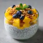 Coconut Chia Seed Pudding with Tropical Fruit Recipe