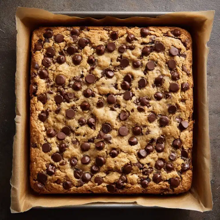 Peanut Butter Chocolate Chip Cookie Bars Recipe