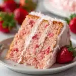 Fresh Strawberry Cake With Strawberry Buttercream Recipe