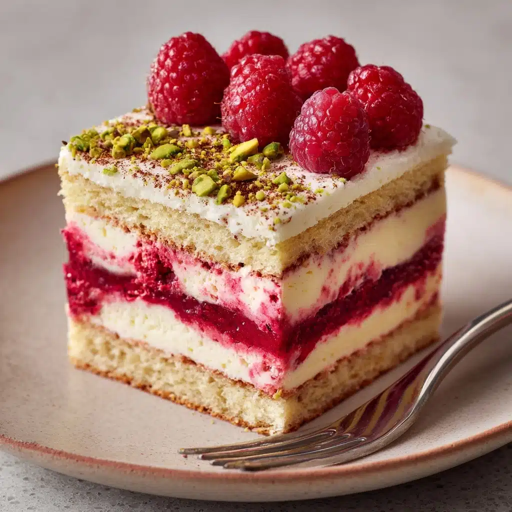 White Chocolate Raspberry Pistachio Tiramisu Recipe